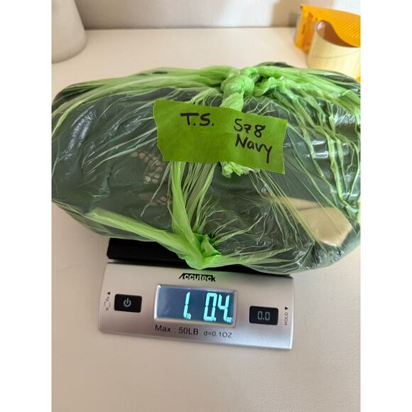 Tadashi Shoji Lace Crepe A-Line Sheath Maxi Dress Gown Navy - Picture 16 of 16